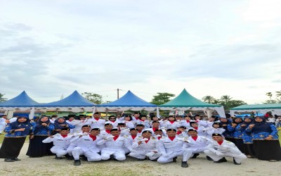 Tiga Puluh Siswa MAN 1 Tapanuli Tengah Bertugas Pada PASKIBRA Kecamatan Barus